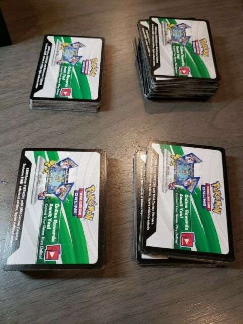 232x Pokemon TCG Code Cards UNUSED! Please see description on type!