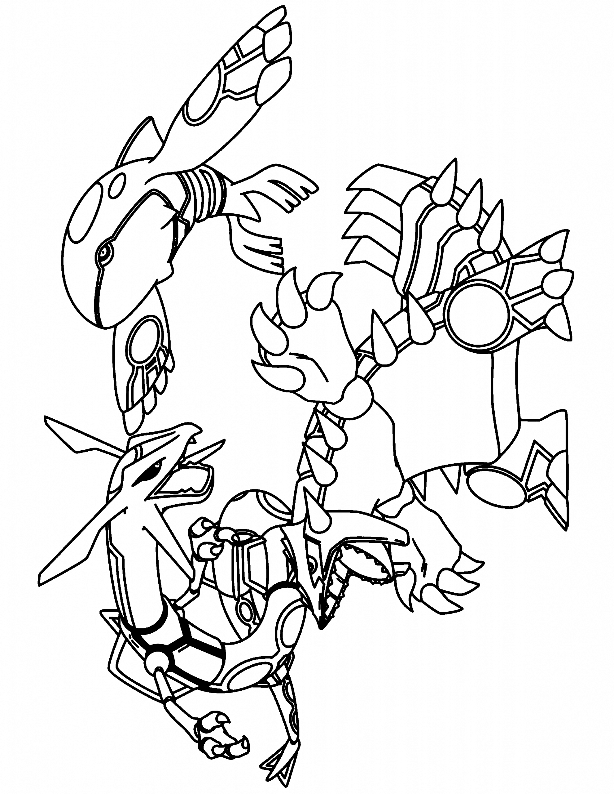 All Legendary Pokemon Coloring Pages