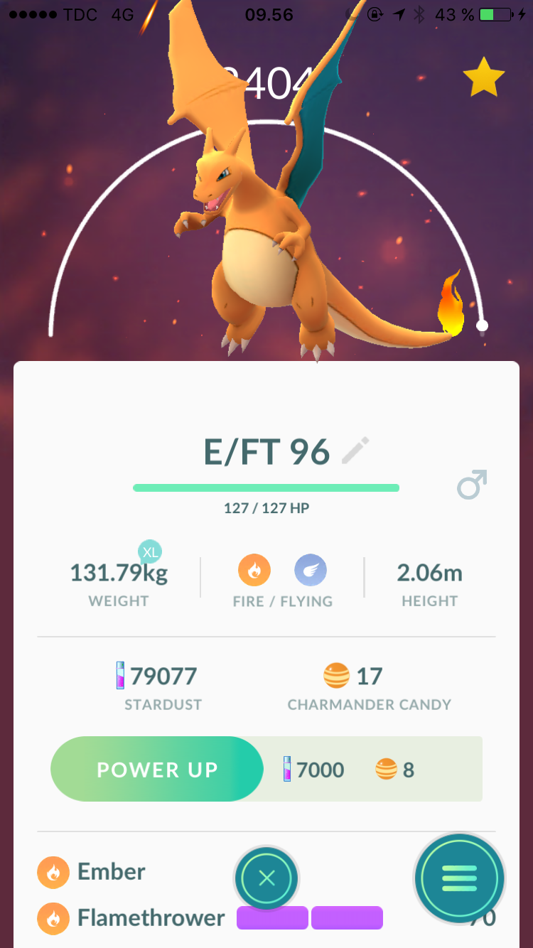 Almost Excellent IV Charizard