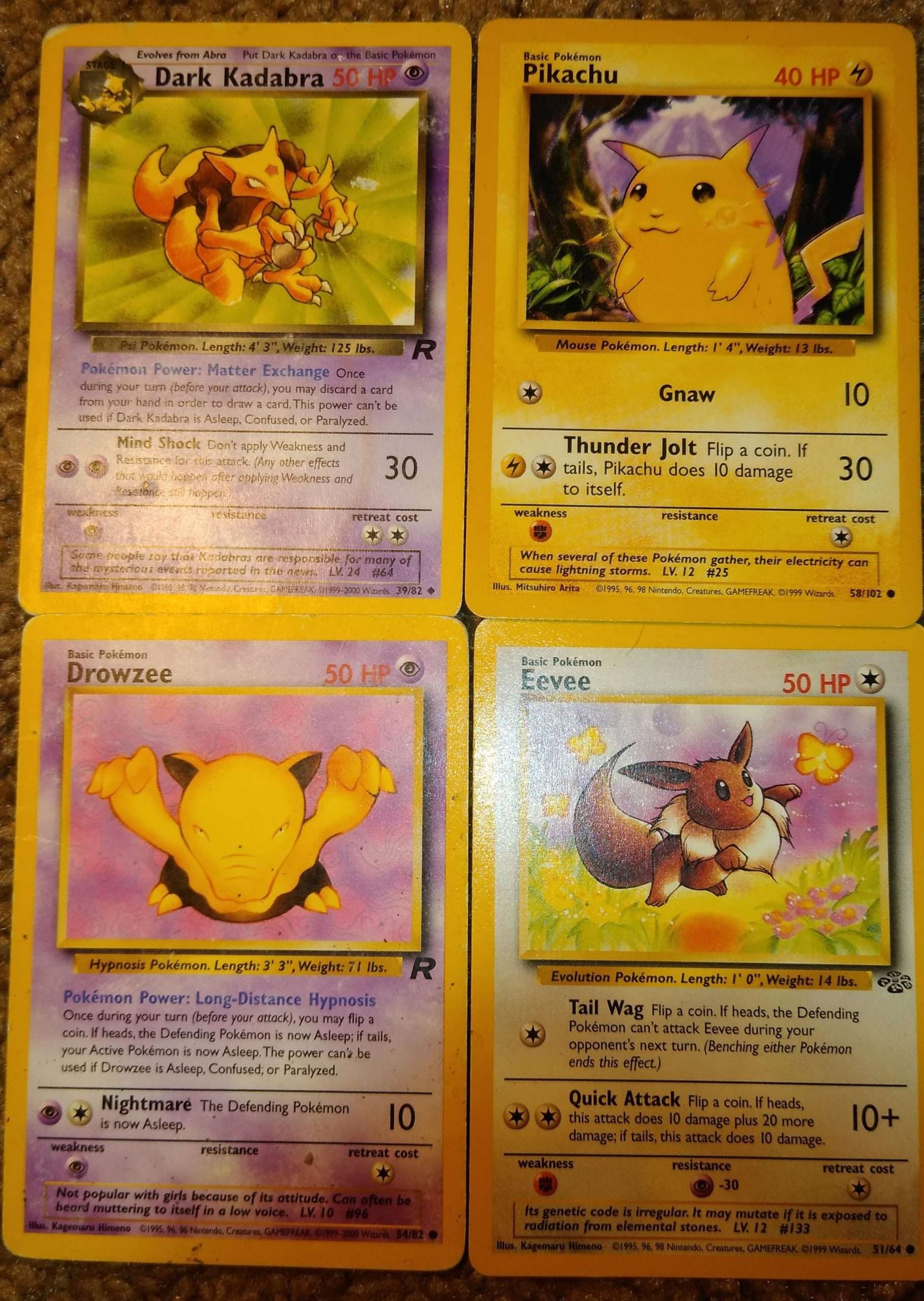 Are these old af Pokemon cards worth anything? just ...