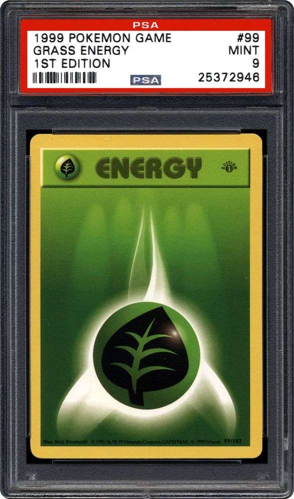 Auction Prices Realized Non Sport Cards 1999 POKEMON GAME Grass Energy ...