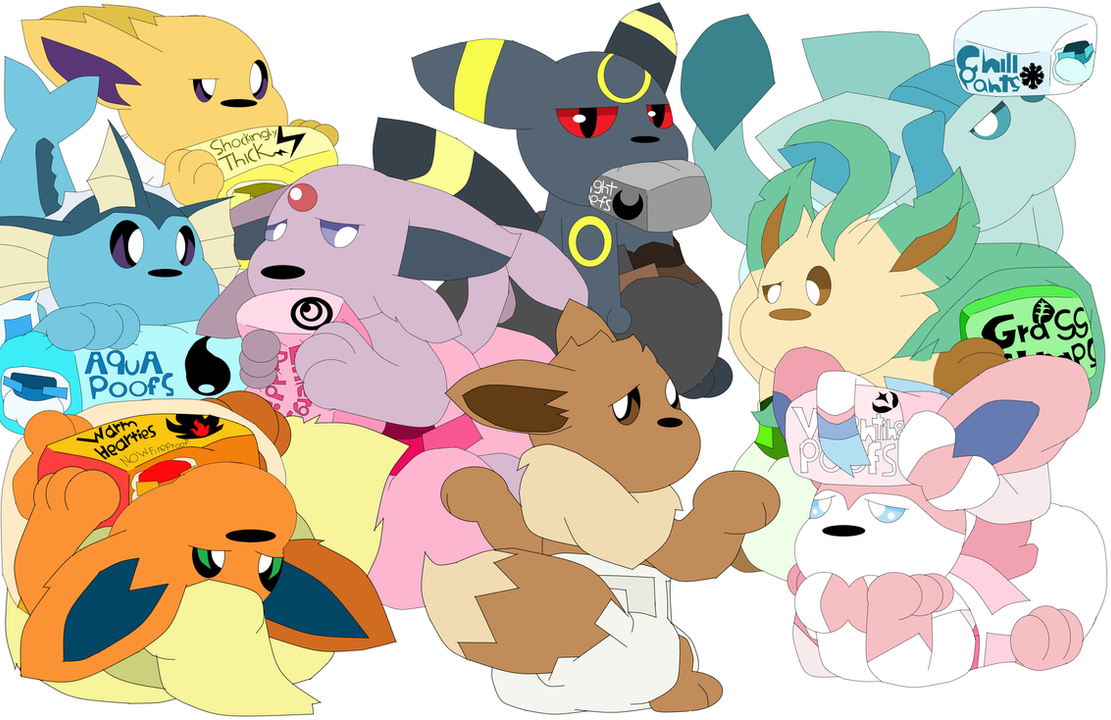 Eevee and, the Evolutions (Names couldn
