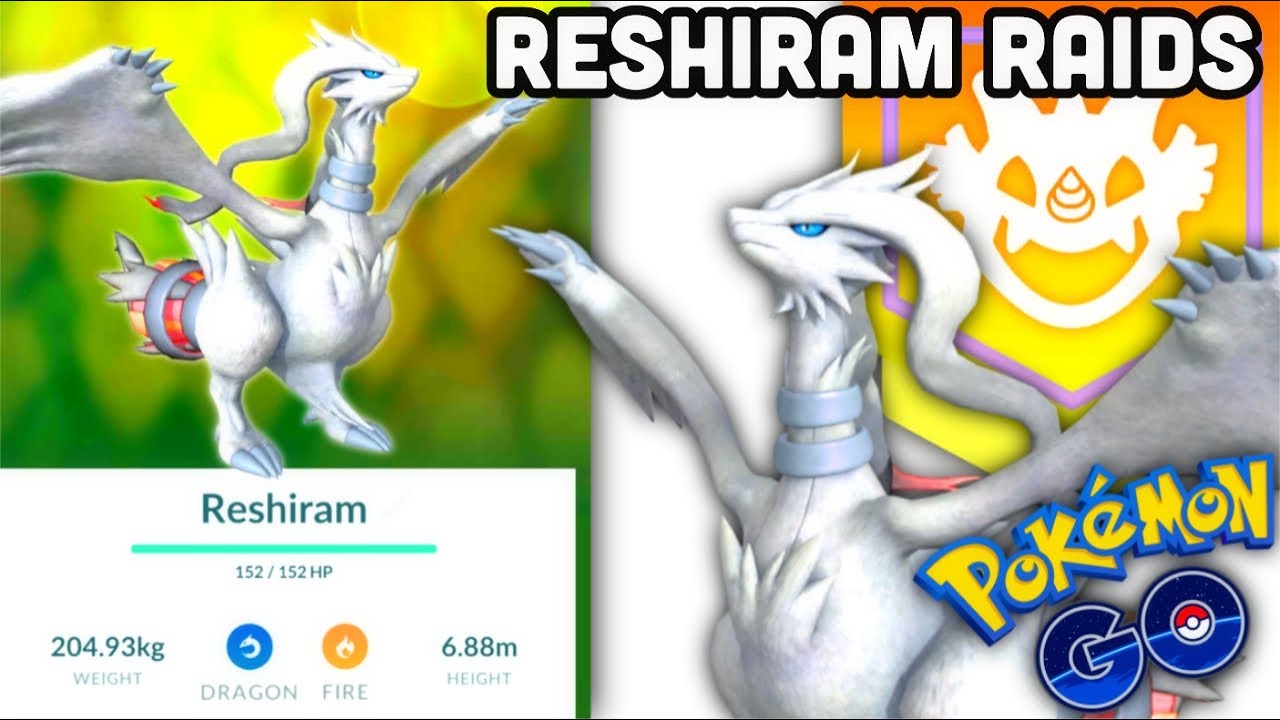 Get Ready for Reshiram Raids in Pokemon GO