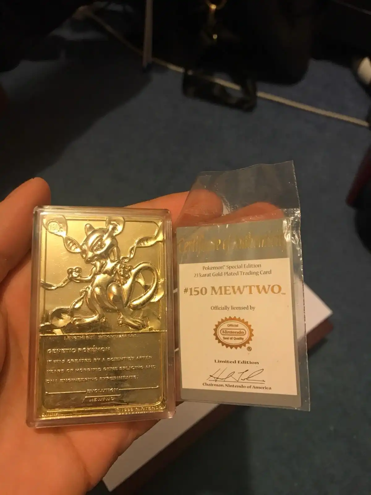 Gold plated pokemon cards price.