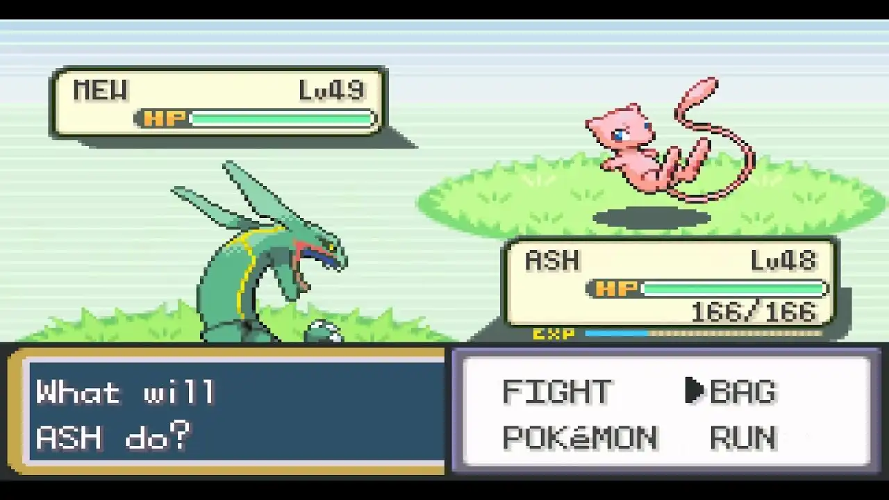 How to catch a Mew in Pokemon Fire Red