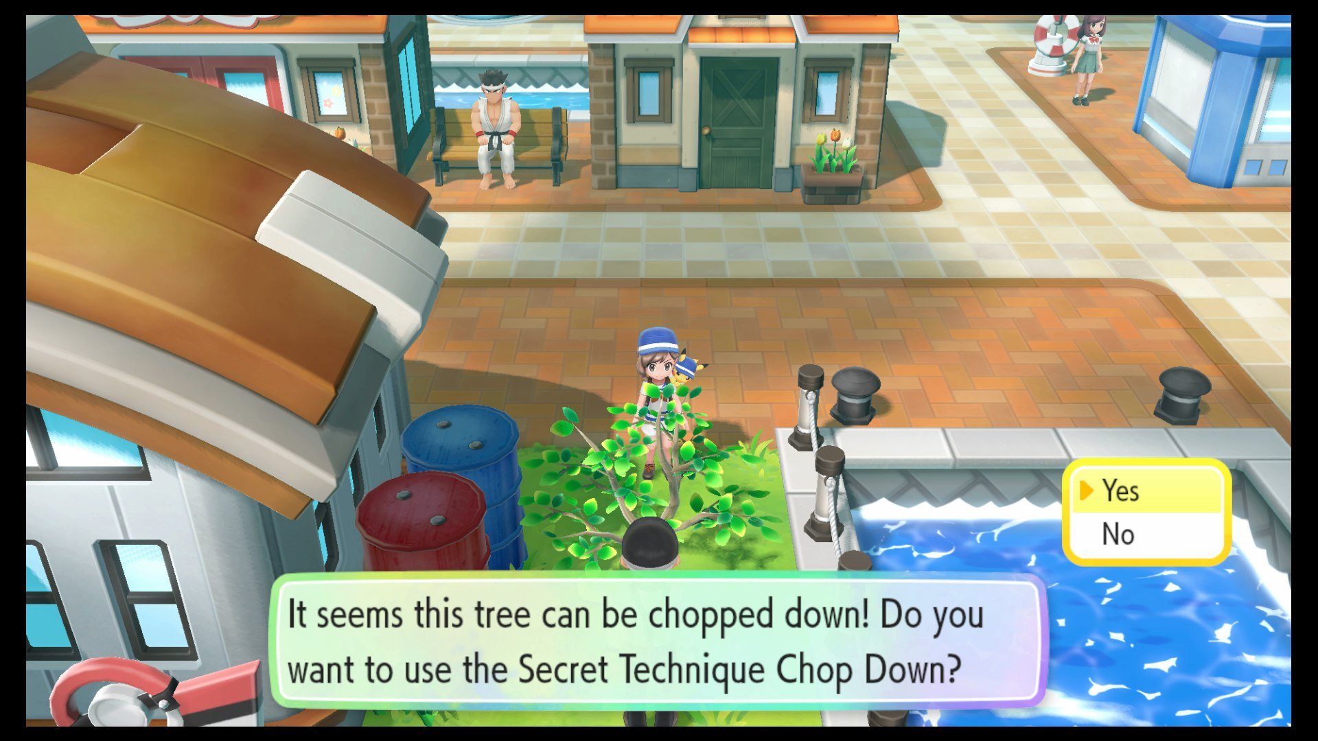 How to Chop Down Trees in Pokemon Lets Go