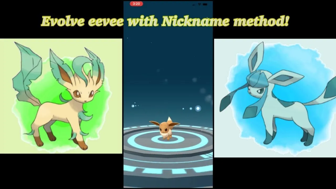 How to evolve eevee into Leafeon and Glaceon without lures ...