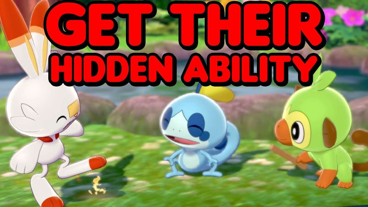How To Get HIDDEN ABILITY Starters In Pokemon Sword &  Shield?