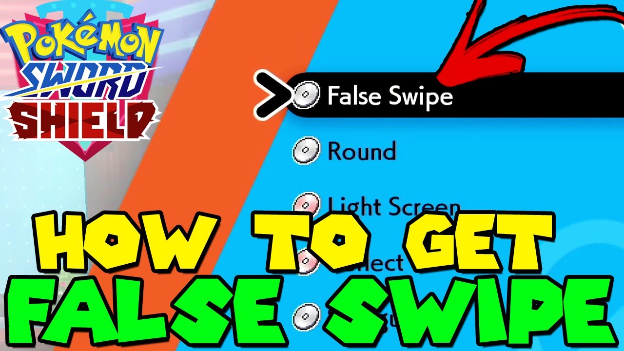 How to get TM FALSE SWIPE in Pokemon Sword &  Shield ...