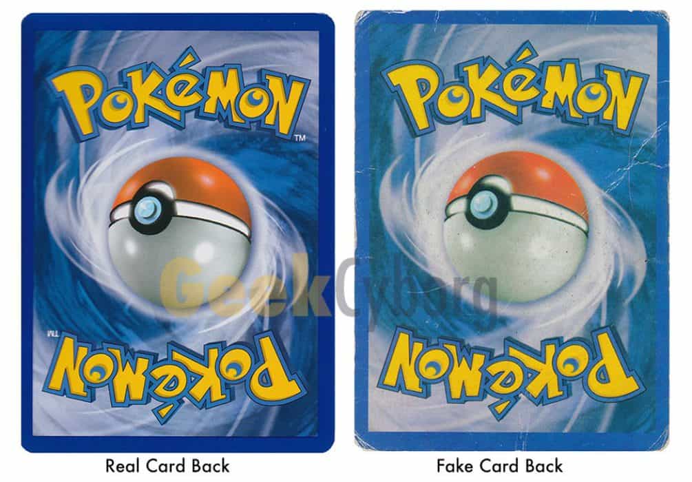 How to spot fake Pokemon cards (step