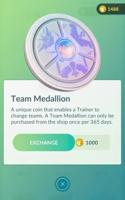 How to switch teams in Pokémon GO