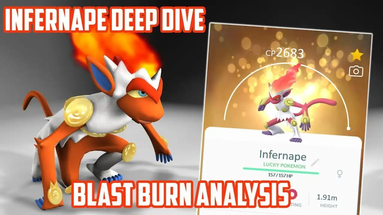 Infernape Deep Dive In Pokemon Go! Blast Burn Edition ...