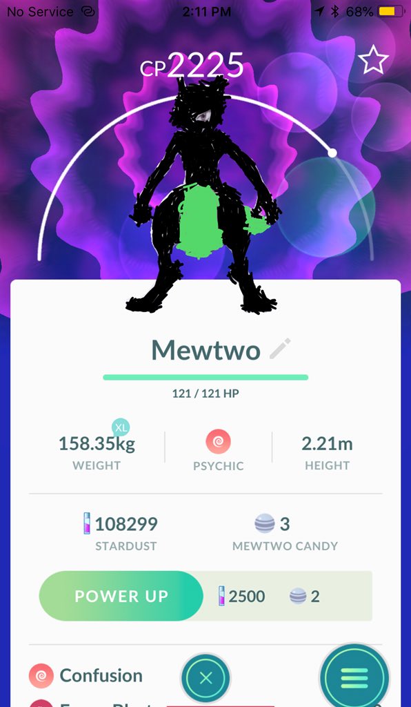 instinct_for_everything on Twitter: " Got a shiny Mewtwo in pokemon go ...