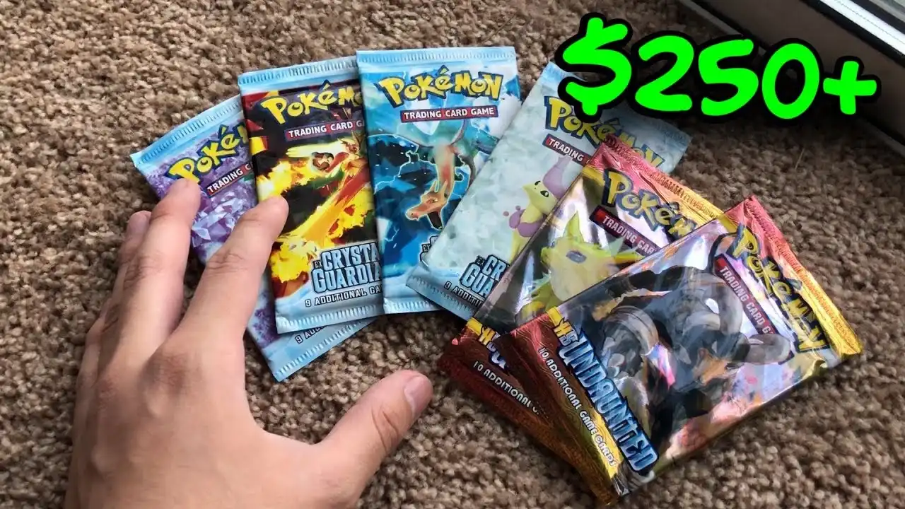 OPENING $250+ WORTH OF OLD VINTAGE POKEMON BOOSTER PACKS ...