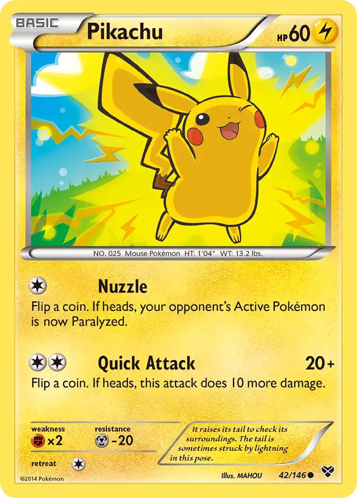 Pikachu XY Card Price How much it