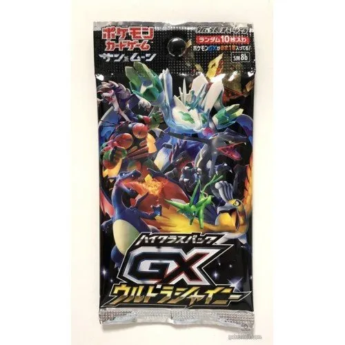 Pokemon 2018 SM#8b GX Ultra Shiny Series Booster Box 10 Packs
