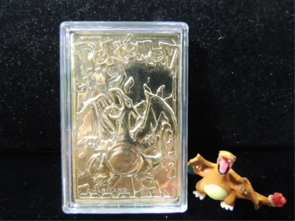 POKEMON 23K GOLD PLATED TRADING CARD IN CASE