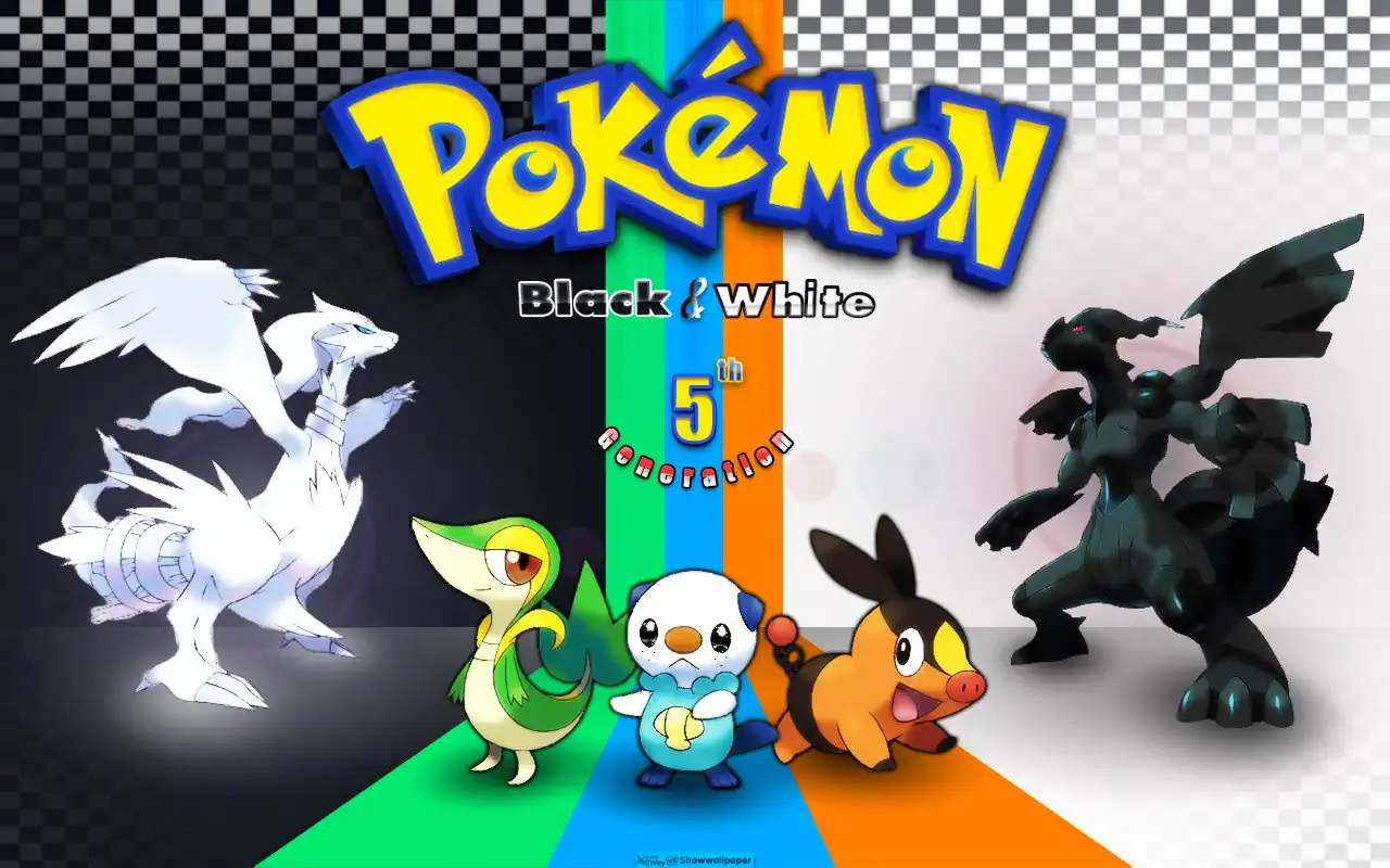 Pokemon Black and White 5 Generation Wallpaper by AloneAllWay