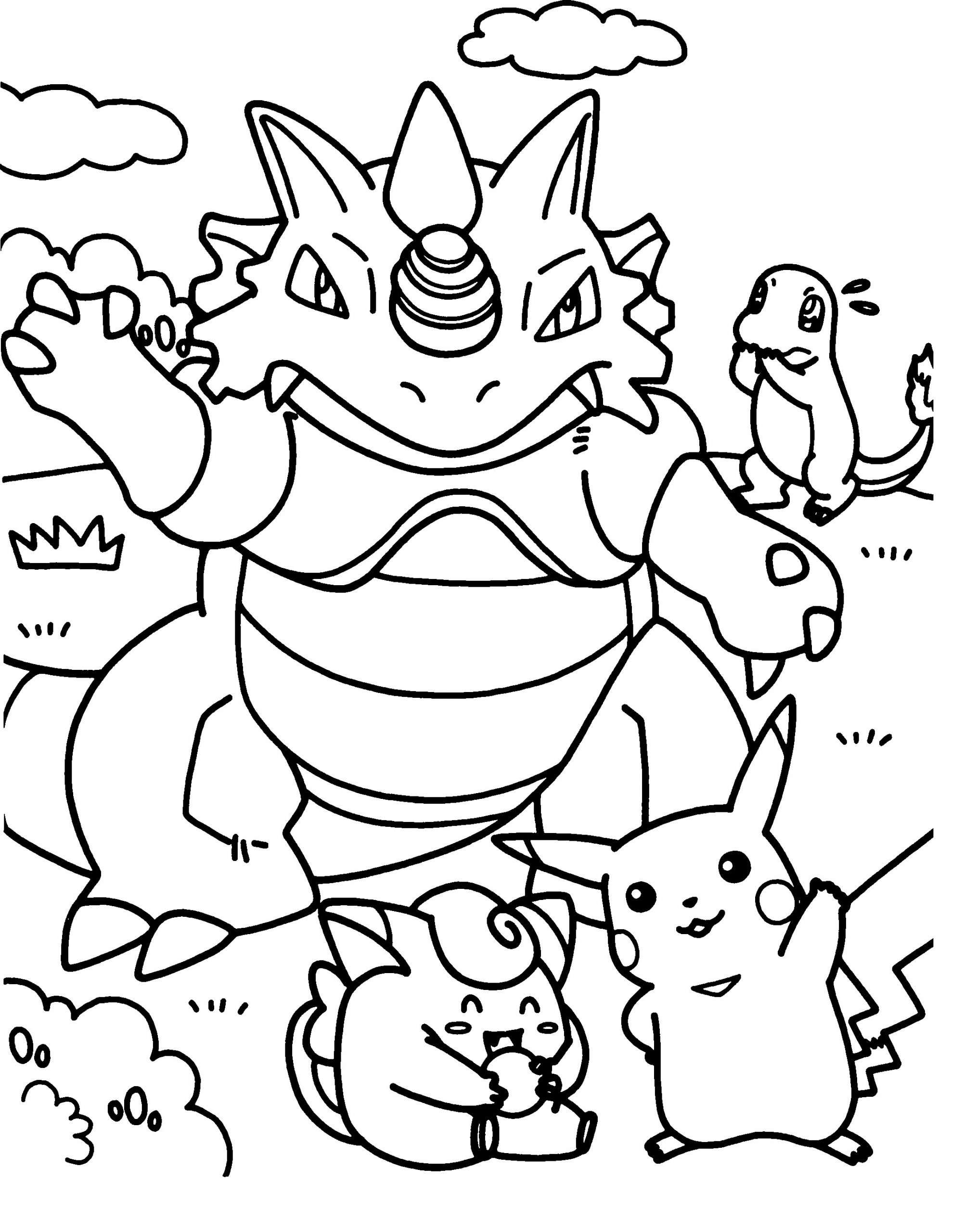 Pokemon Coloring Pages for Kids Printable