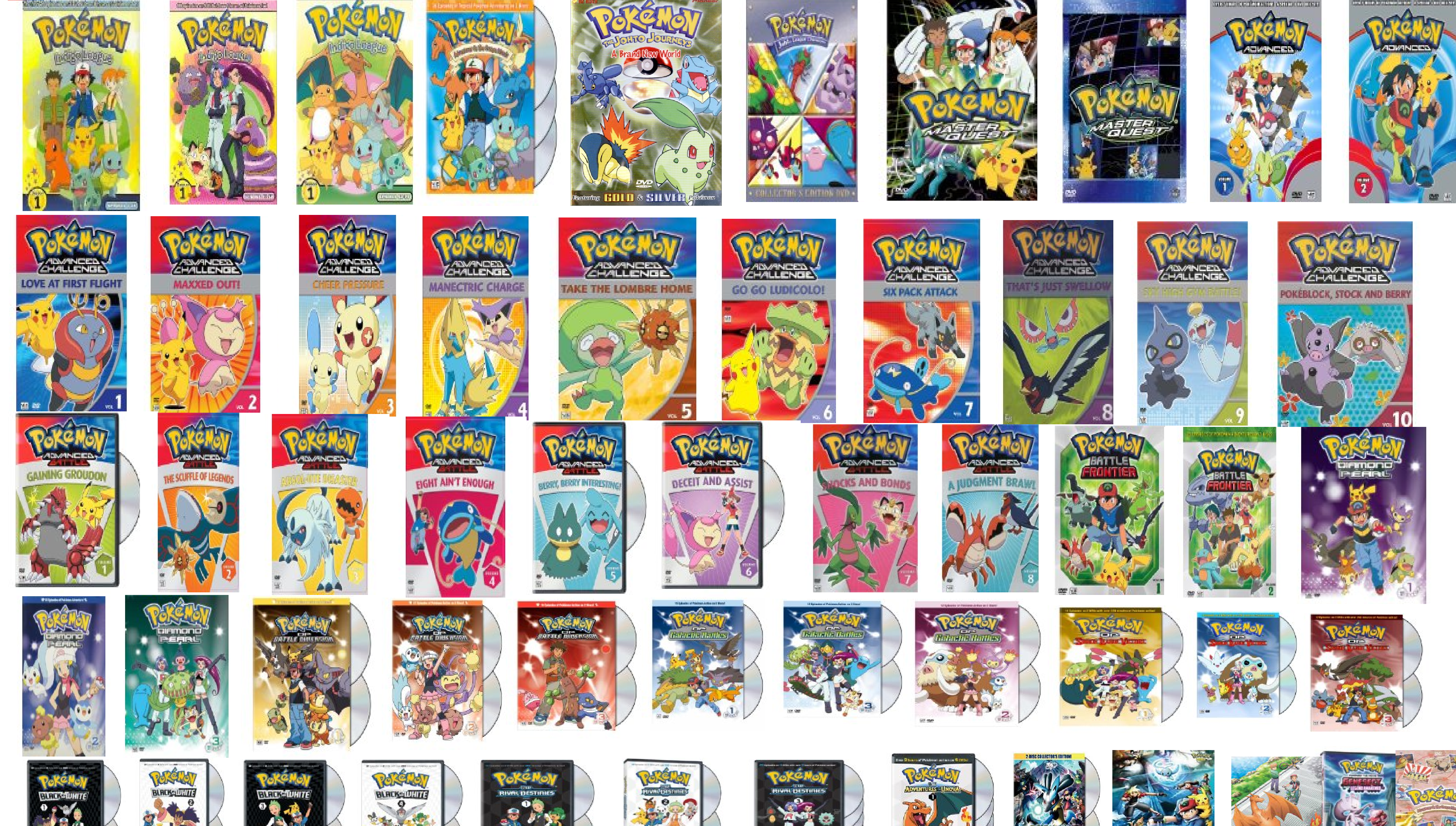 Pokemon Complete series plus movies Origins and the orange ...