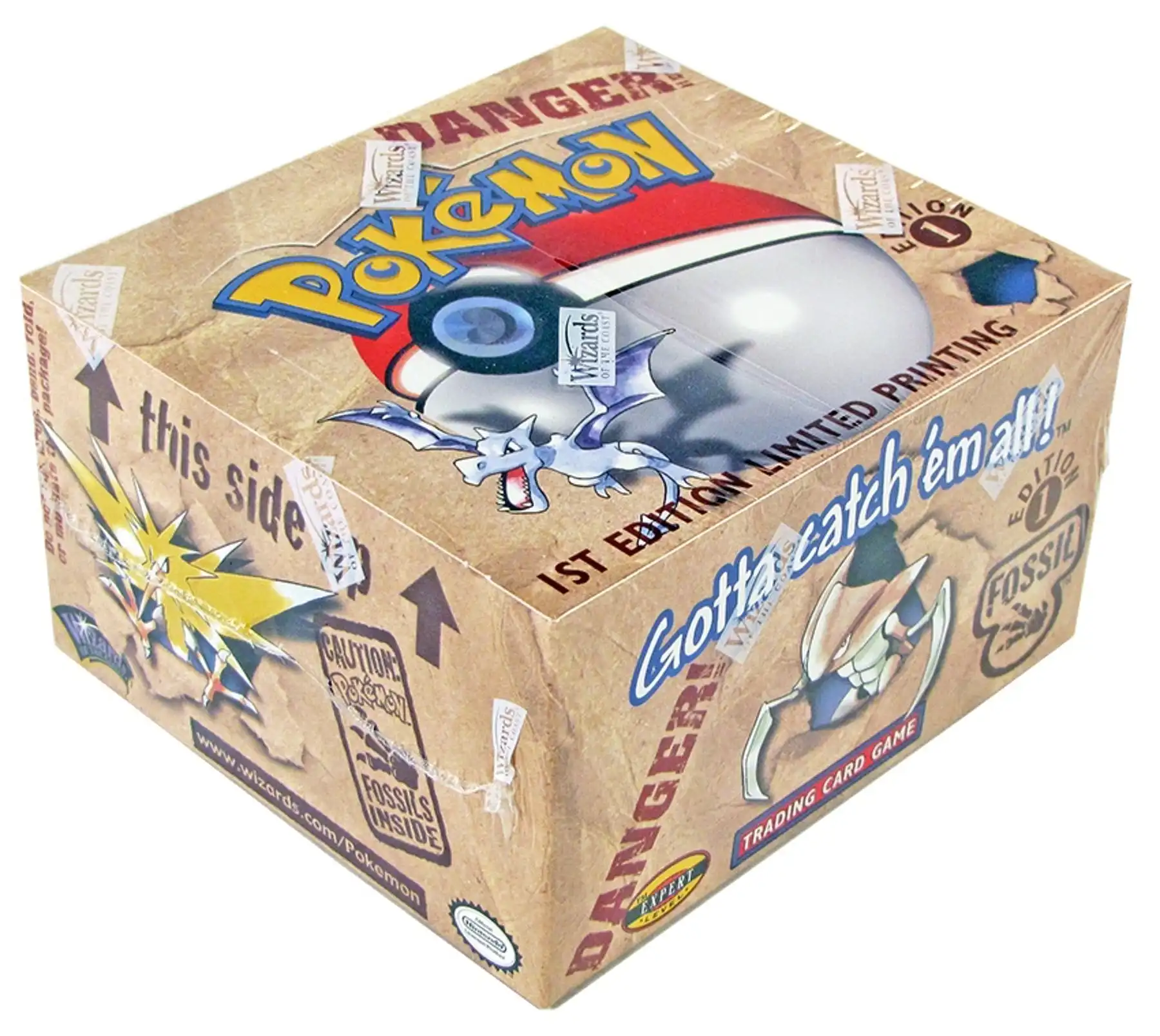 Pokemon Fossil 1st Edition Booster Box