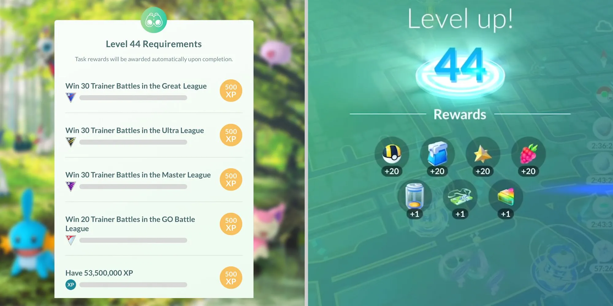 Pokemon Go: All Level Requirements From 40 To 50 ...