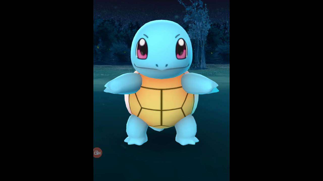 Pokemon Go Caught a Squirtle