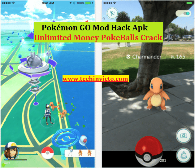 Pokémon GO Mod Hack Apk Unlimited Money PokeBalls Crack  02  Techinvicto