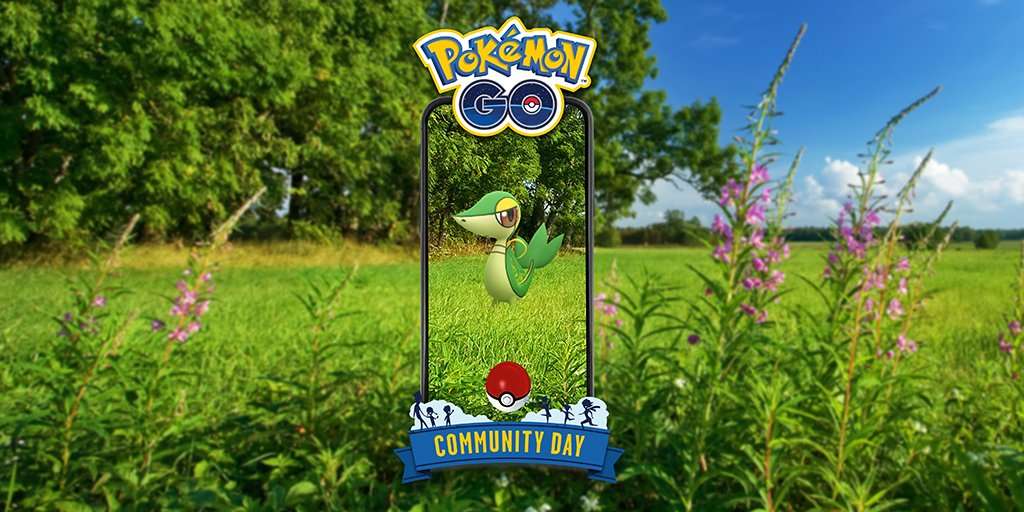 Pokémon GO reveals Snivy Community Day for April