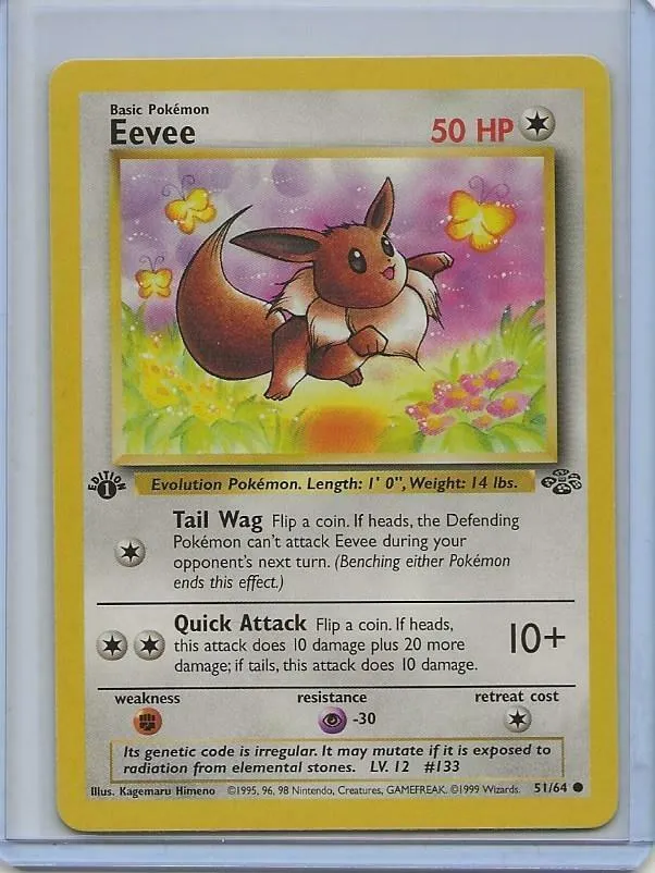 Pokemon HD: 1995 Eevee Pokemon Card Value