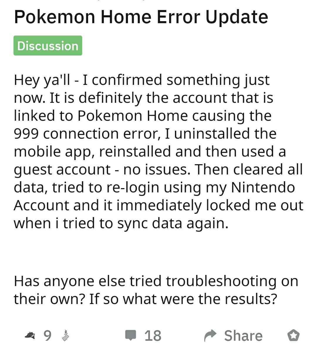 Pokemon Home 1.0.8 update reportedly fixes login issues &  error codes ...