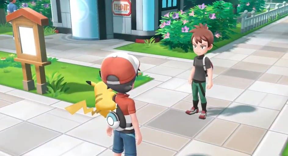 Pokemon Lets Go Pikachu and Eevee Rival Name