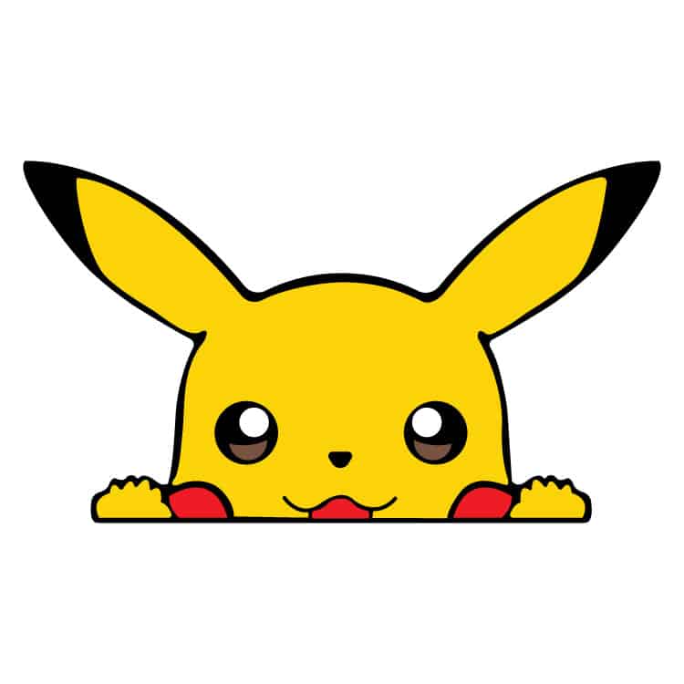 Pokemon Pikachu SVG Cut File Designs Free