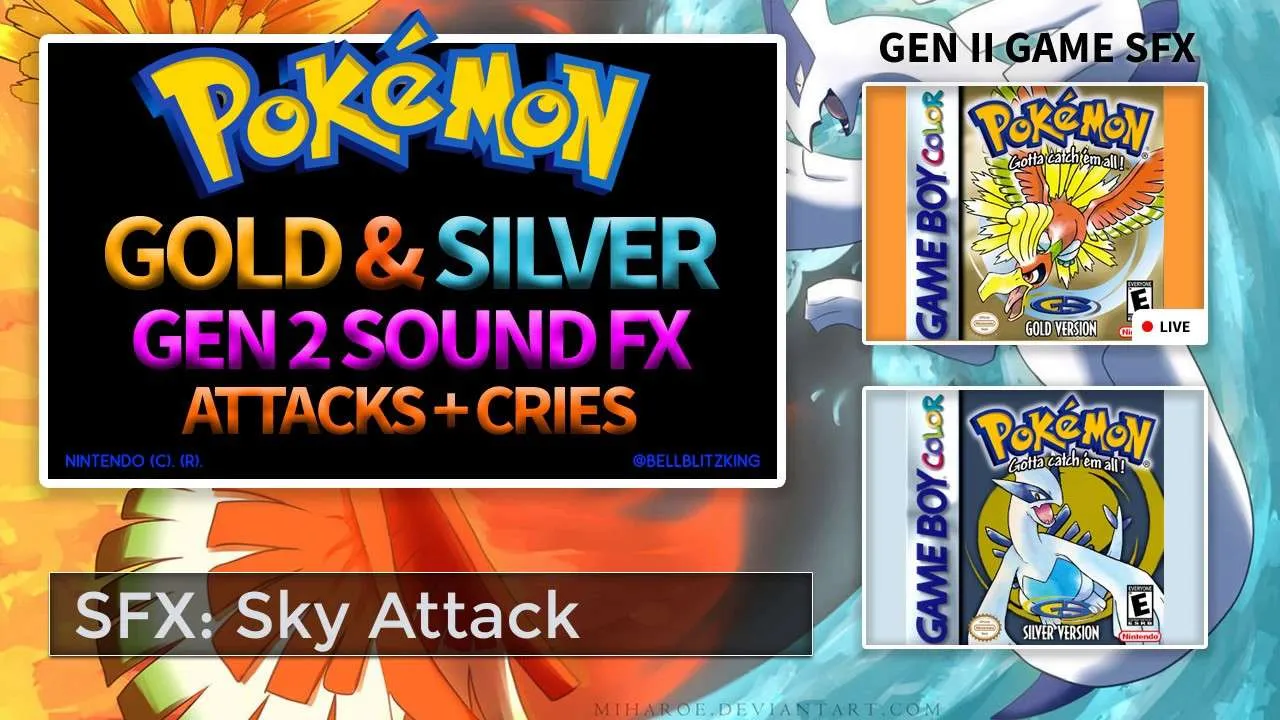Pokemon SFX Gen 2: Gold, Silver, Crystal
