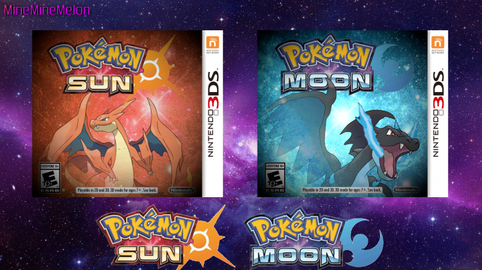 Pokemon Sun and Moon Nintendo 3DS Box Art Cover by ...