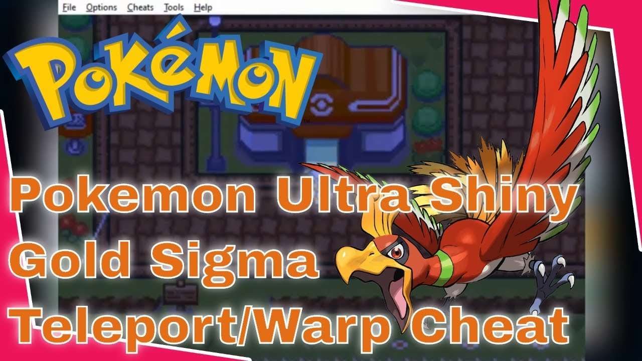 Pokemon Ultra Shiny Gold Sigma Teleport / Warp Cheat Codes ...