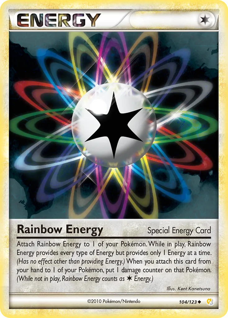 Rainbow Energy HeartGold &  SoulSilver Card Price How much ...