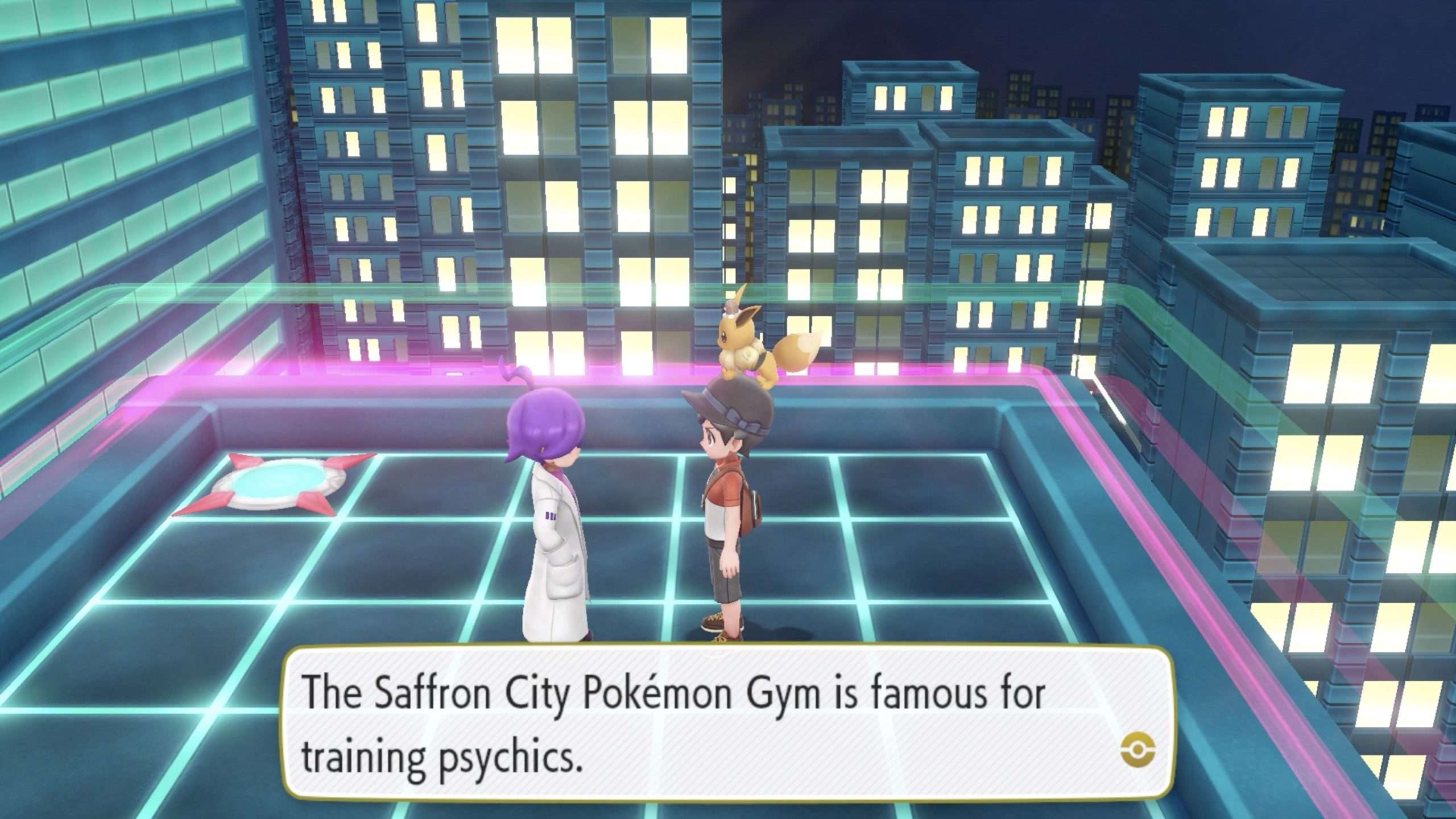 Saffron city gym pokemon lets go