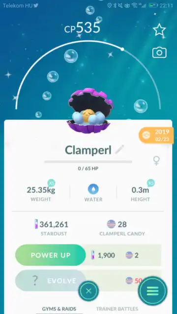 Shiny clamperl trade offer pokemon go (ultra, best, lucky ...