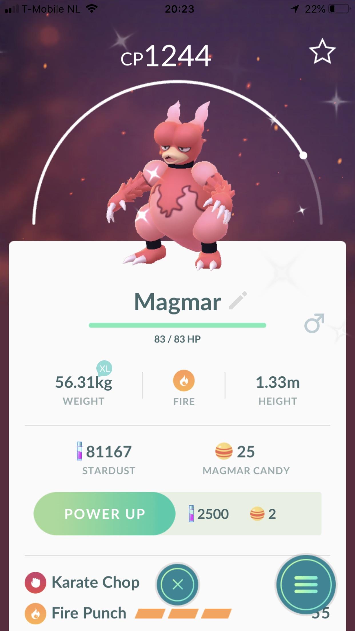 Shiny Magmar : pokemongo