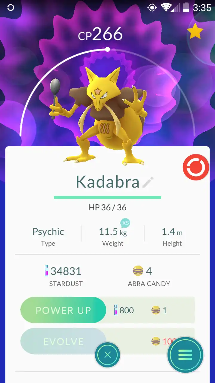 Should I power up this Kadabra before evolving it?  /r ...