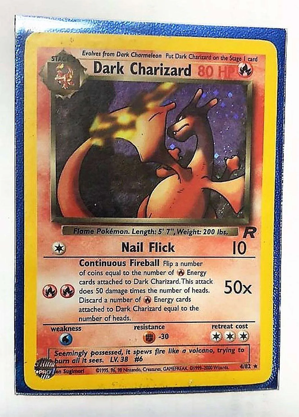 Sold Price: Pokemon Dark Charizard Holo 4/82 Team