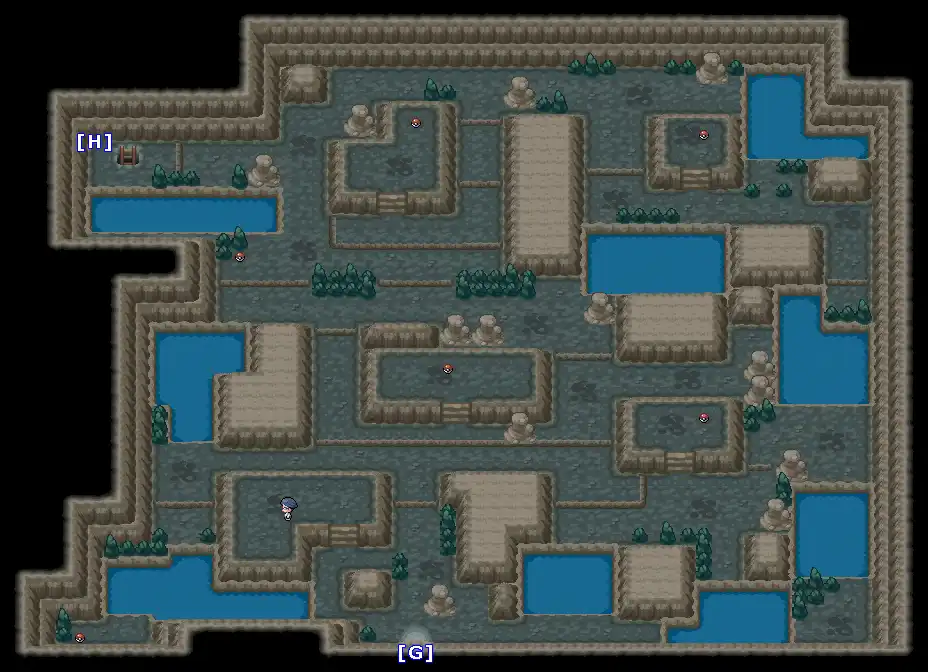 Soul Silver Whirl Islands Map
