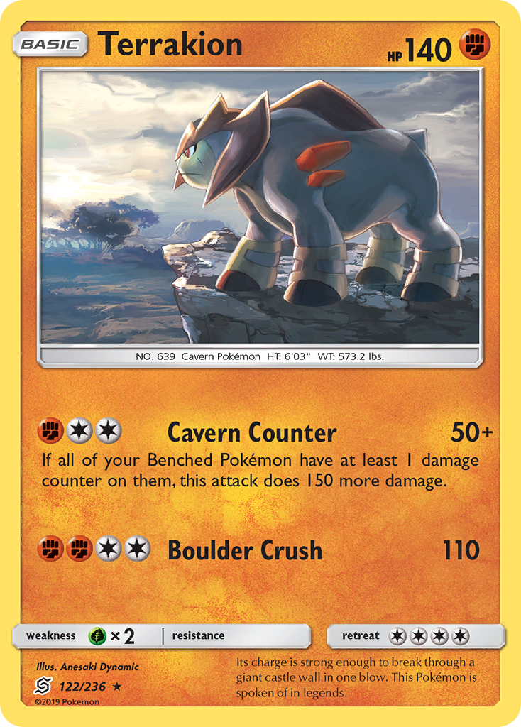 Terrakion Unified Minds Card Price How much it