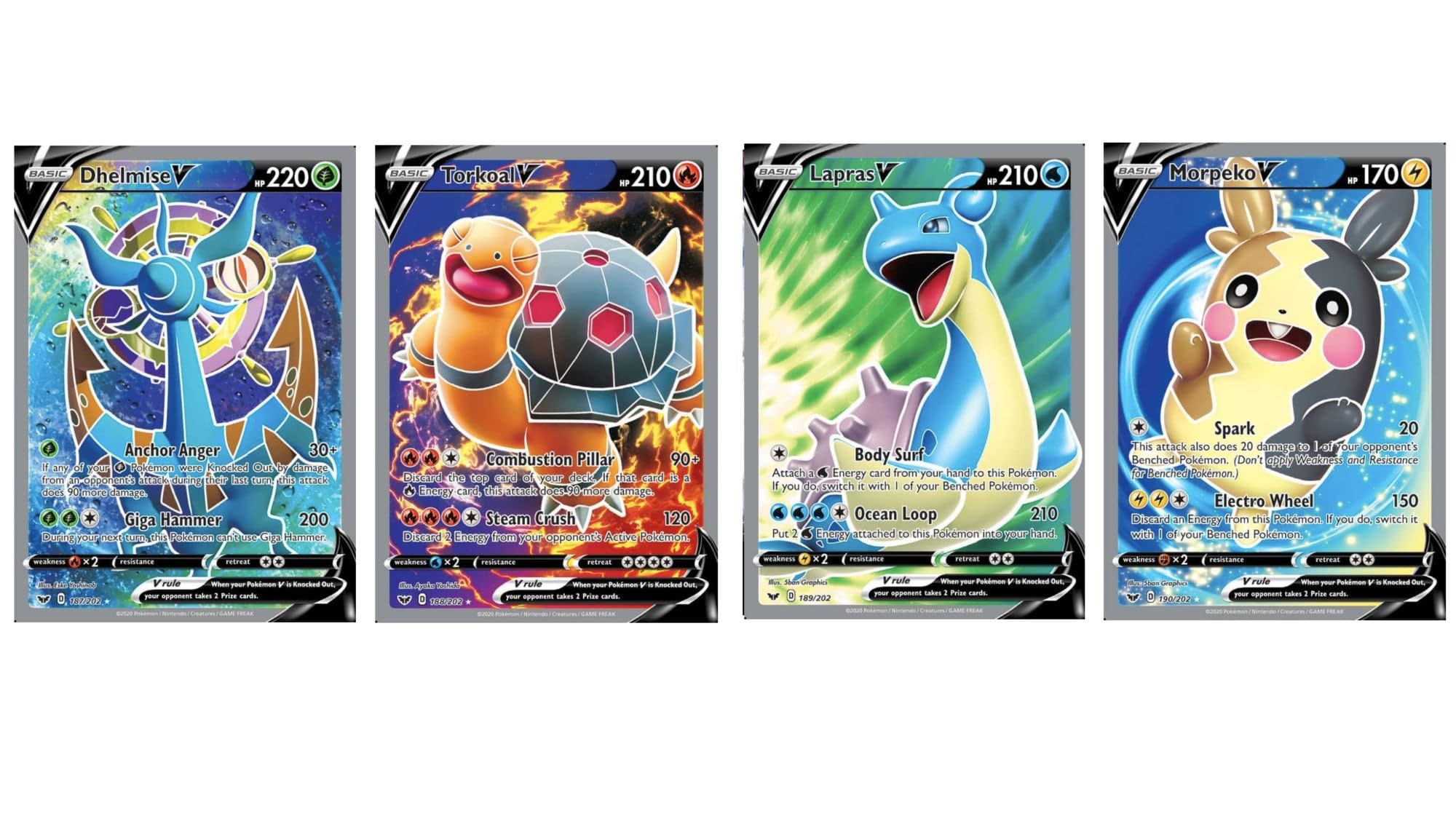 The Full Art Pokémon Cards of Pokémon TCG: Sword &  Shield ...