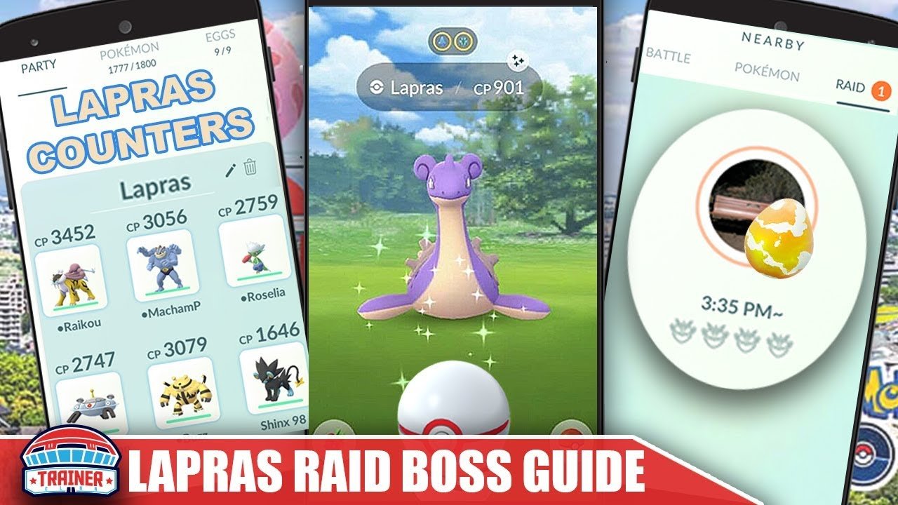 TOP SHINY LAPRAS COUNTERS + RAID GUIDE TO BEAT THE WATER ...