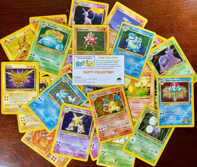 Vintage Pokemon 100 Card Bulk Lot